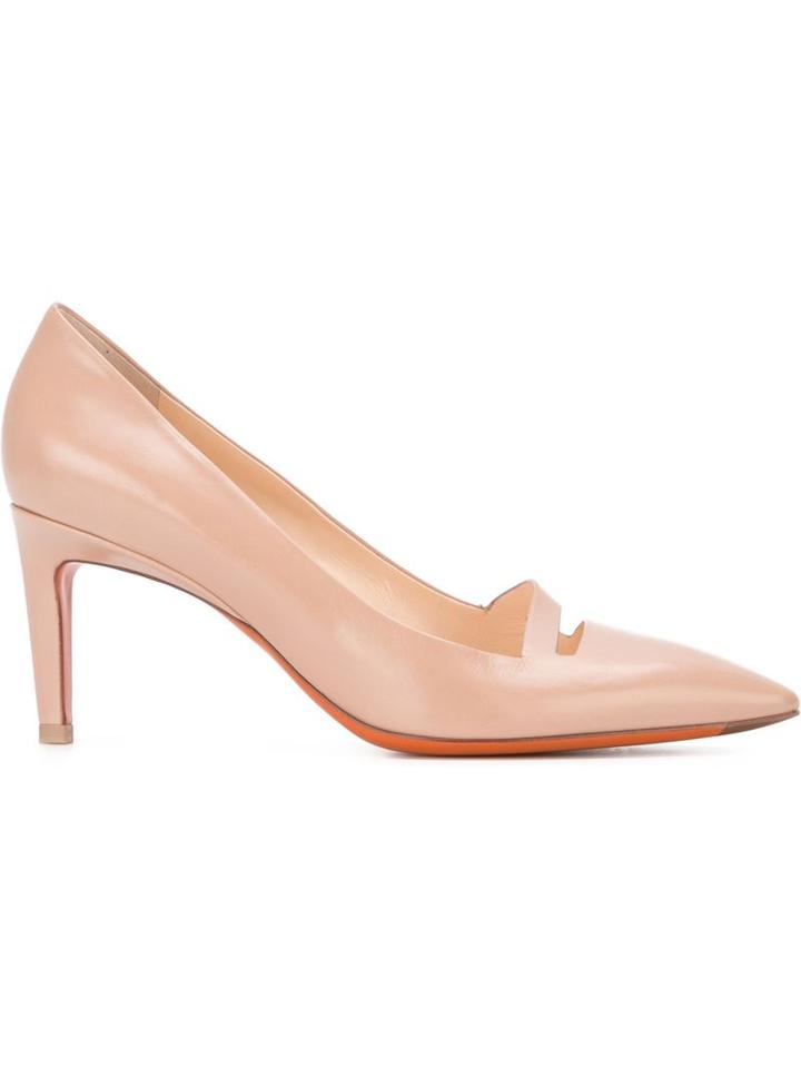 Santoni Cut-out Pumps
