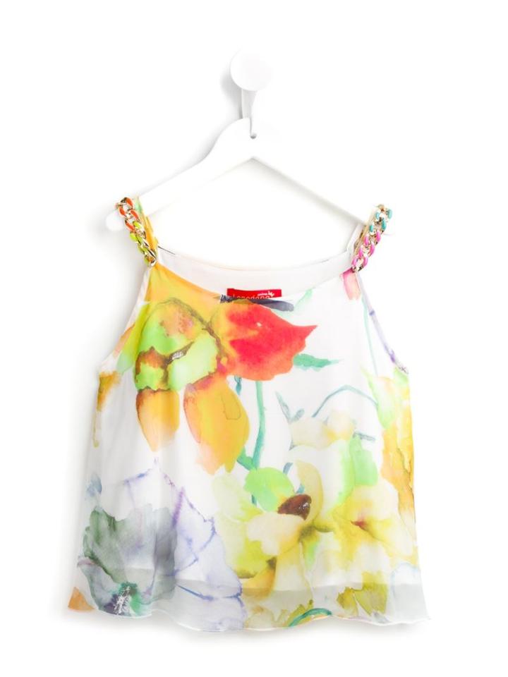 Loredana Sheer Floral Blouse, Girl's, Size: 10 Yrs