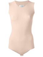 Maison Margiela Sleeveless Body, Women's, Size: 42, Pink/purple, Polyamide/spandex/elastane