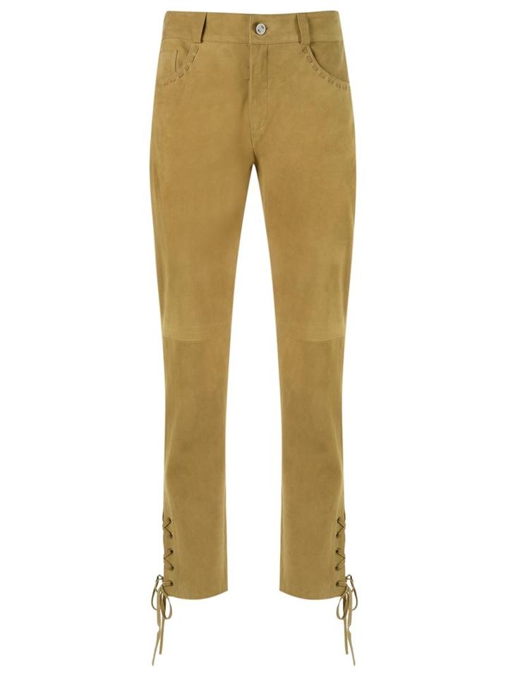 Talie Nk Skinny Trousers, Women's, Size: 40, Nude/neutrals, Leather