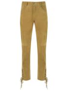 Talie Nk Skinny Trousers, Women's, Size: 40, Nude/neutrals, Leather