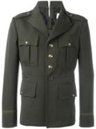 Maison Margiela Military Inspired Jacket, Men's, Size: 52, Green, Wool/cotton/viscose
