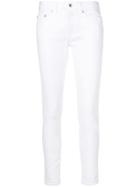 Dondup Skinny Cropped Trousers - White