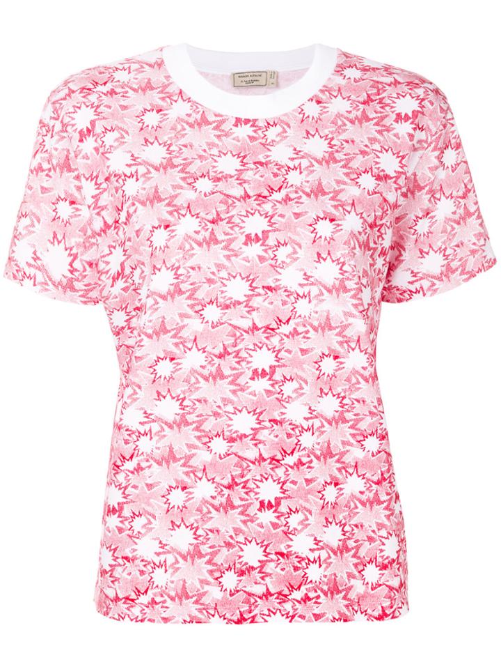 Maison Kitsuné All Over Pixel T-shirt - Red