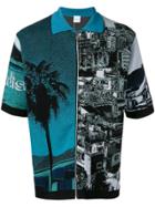 Paul Smith Tropical Printed Shirt - Blue