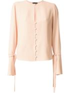 Talie Nk Long Sleeves Shirt, Women's, Size: 42, Nude/neutrals, Acetate/viscose