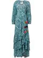 Figue - Frederica Dress - Women - Silk - Xs/s, Blue, Silk