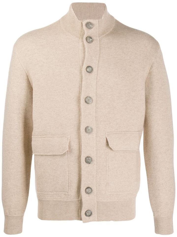 Brunello Cucinelli Button Up Jacket - Neutrals