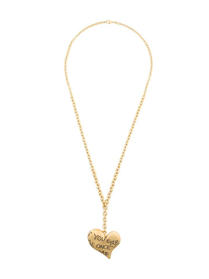 Vivienne Westwood Heart Pendant Necklace - Metallic