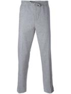 Msgm Cropped Track Pants, Men's, Size: 50, Grey, Cotton/polyamide/wool