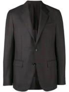 Ermenegildo Zegna Single Breasted Blazer - Brown