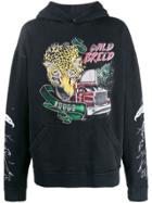 Rhude Digital Printed Hoodie - Black