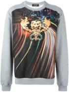 Antpitagora Digital Print Sweatshirt, Men's, Size: Small, Grey, Cotton/polyester