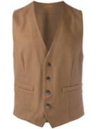 Barena Classic Waistcoat, Men's, Size: 48, Brown, Nylon/virgin Wool