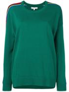 Tommy Hilfiger Stripe Trim Jumper - Green