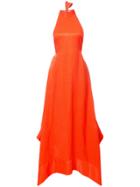 Solace London Halterneck Gown - Red