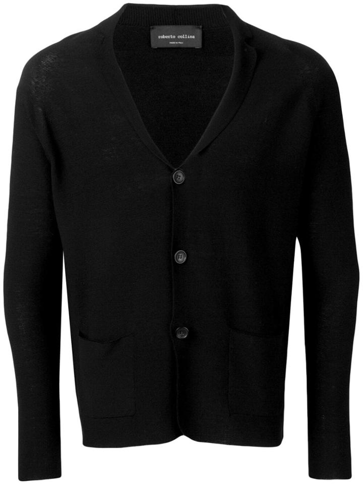 Roberto Collina Crepe Jacket - Black