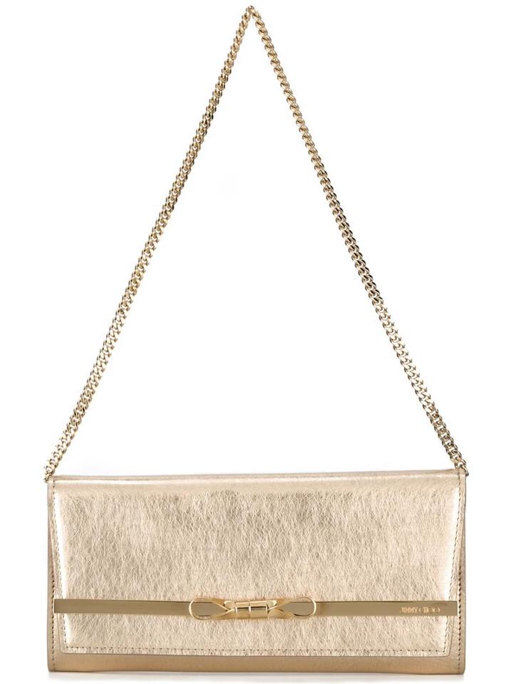 Jimmy Choo Lydia Clutch, Women's, Pink/purple, Calf Leather