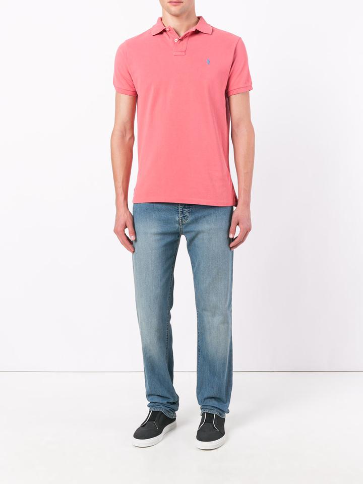 Straight Leg Jeans - Men - Cotton/spandex/elastane - 33, Blue, Cotton/spandex/elastane, Armani Jeans