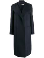 Maison Rabih Kayrouz Single-breasted Fitted Coat - Blue