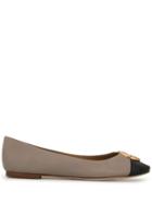 Tory Burch Chelsea Cap-toe Ballerinas - Grey