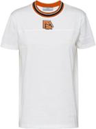 Prada Rubber Logo Patch T-shirt - White