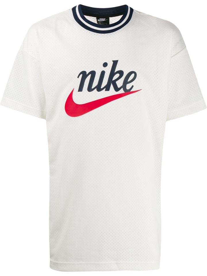 Nike Mesh Graphic T-shirt - White