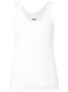 Kristensen Du Nord - Layered Tank Top - Women - Cotton - 3, White, Cotton