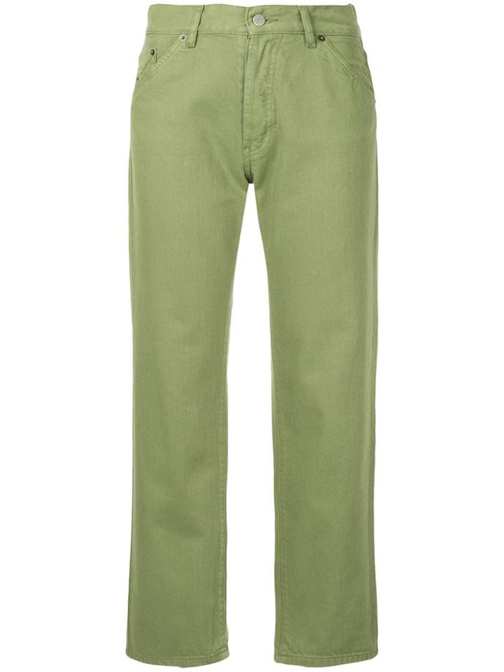 Jacquemus Ankle Grazer Trousers - Green