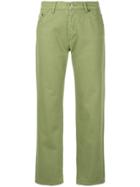 Jacquemus Ankle Grazer Trousers - Green