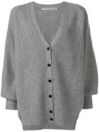 Alexander Wang Draped Oversized Cardigan - Grey