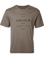 Christian Dada Out Of Order T-shirt, Men's, Size: 48, Green, Cotton