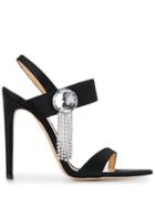 Chloe Gosselin Embellished Sandals - Black