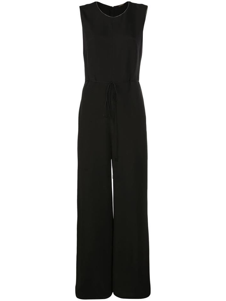Adam Lippes Wide Leg Jumpsuit - Black