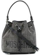 Moschino Studded Bucket Tote, Women's, Black