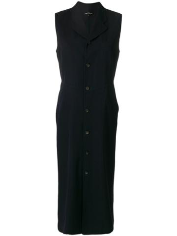Comme Des Garçons Vintage 1992 Tricot Shirt Dress - Blue