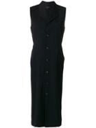 Comme Des Garçons Vintage 1992 Tricot Shirt Dress - Blue