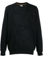 Paul Smith Floral Embroidered Sweater - Black