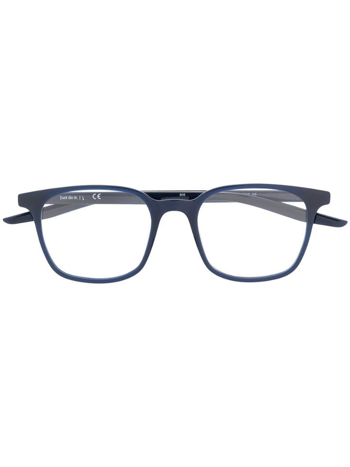 Nike Square Frame Optical Glasses - Blue