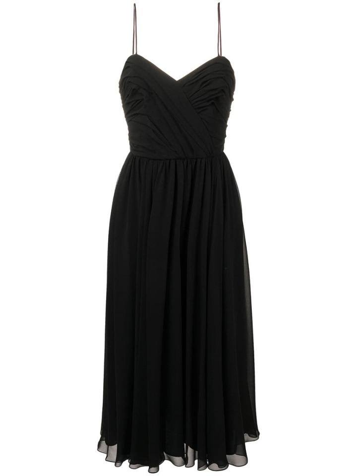 Max Mara Midi Cocktail Dress - Black