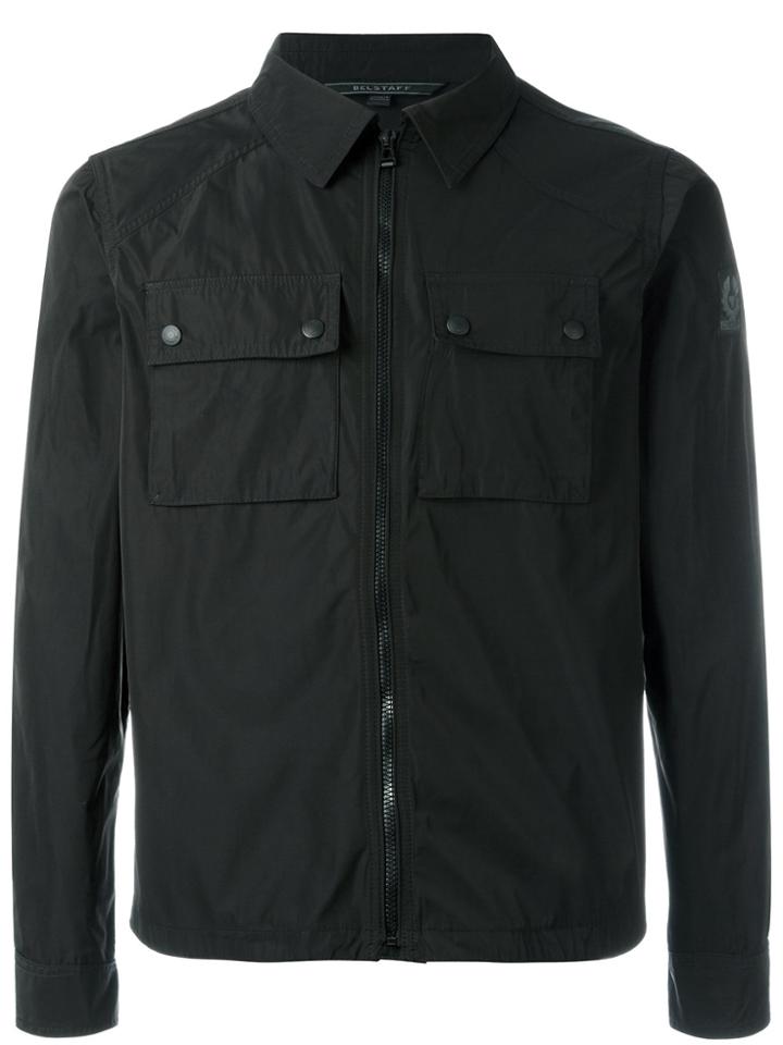 Belstaff Zipped Shirt Jacket - Black