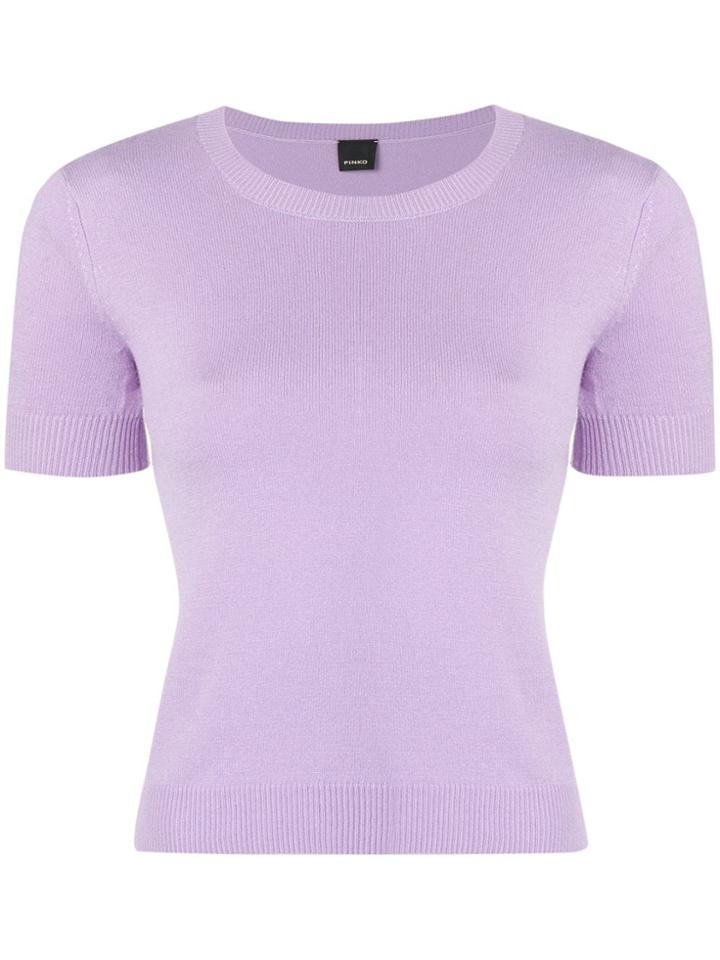 Pinko Fine Knitted Top - Purple