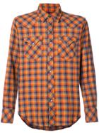 Engineered Garments Checked Shirt - Yellow & Orange