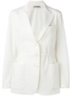 Barena Tailored Structured Blazer - White