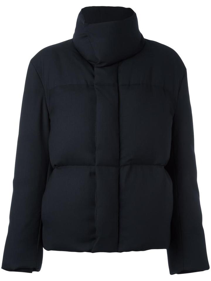 Paul Smith 'travel' Down Bomber Jacket, Women's, Size: 40, Blue, Wool/cupro/feather Down