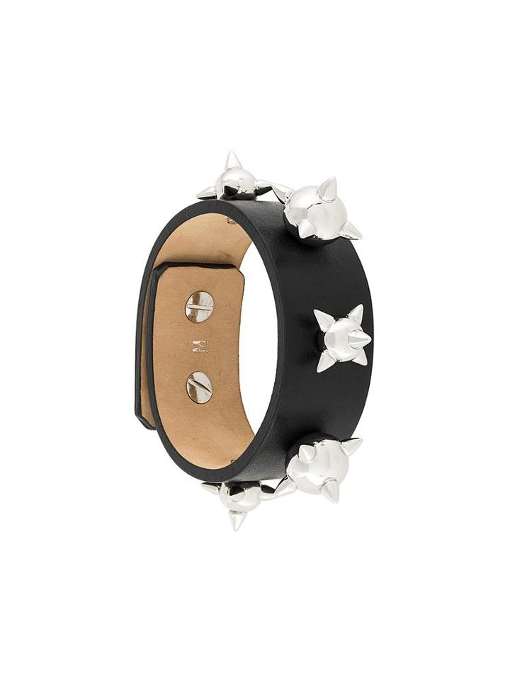 Dsquared2 Pierce Me Cuff Bracelet, Women's, Size: Small, Black