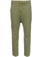 Nili Lotan Drop-crotch Trousers, Women's, Size: 4, Green, Cotton/other Fibres