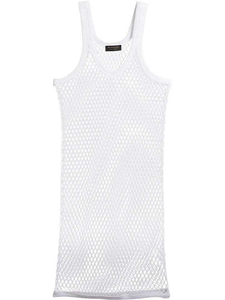 Burberry Cotton String Vest - White