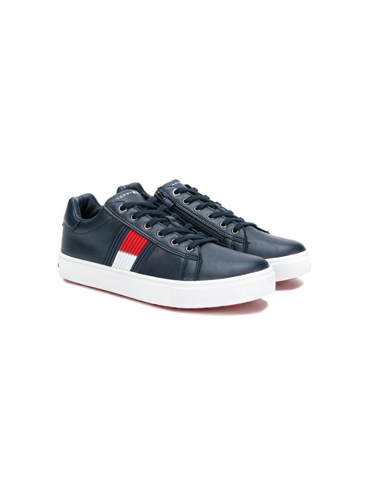Tommy Hilfiger Junior Teen Side Stripe Sneakers - Blue