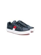 Tommy Hilfiger Junior Teen Side Stripe Sneakers - Blue